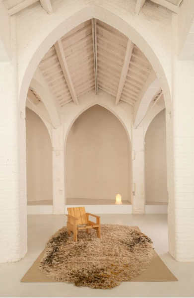 nanimarquina Alga Teppich ochre